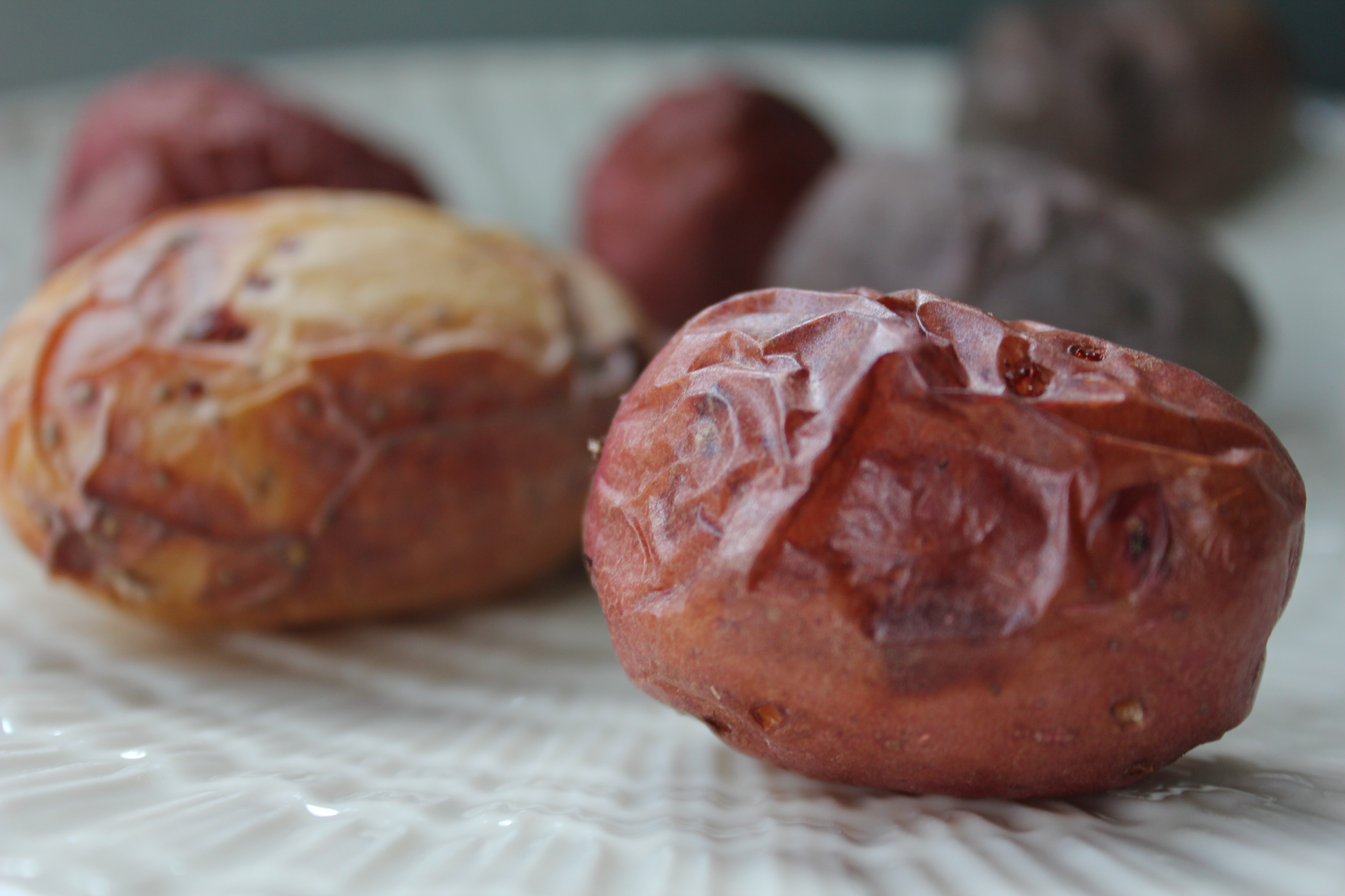 perfectly wrinkly potatoes