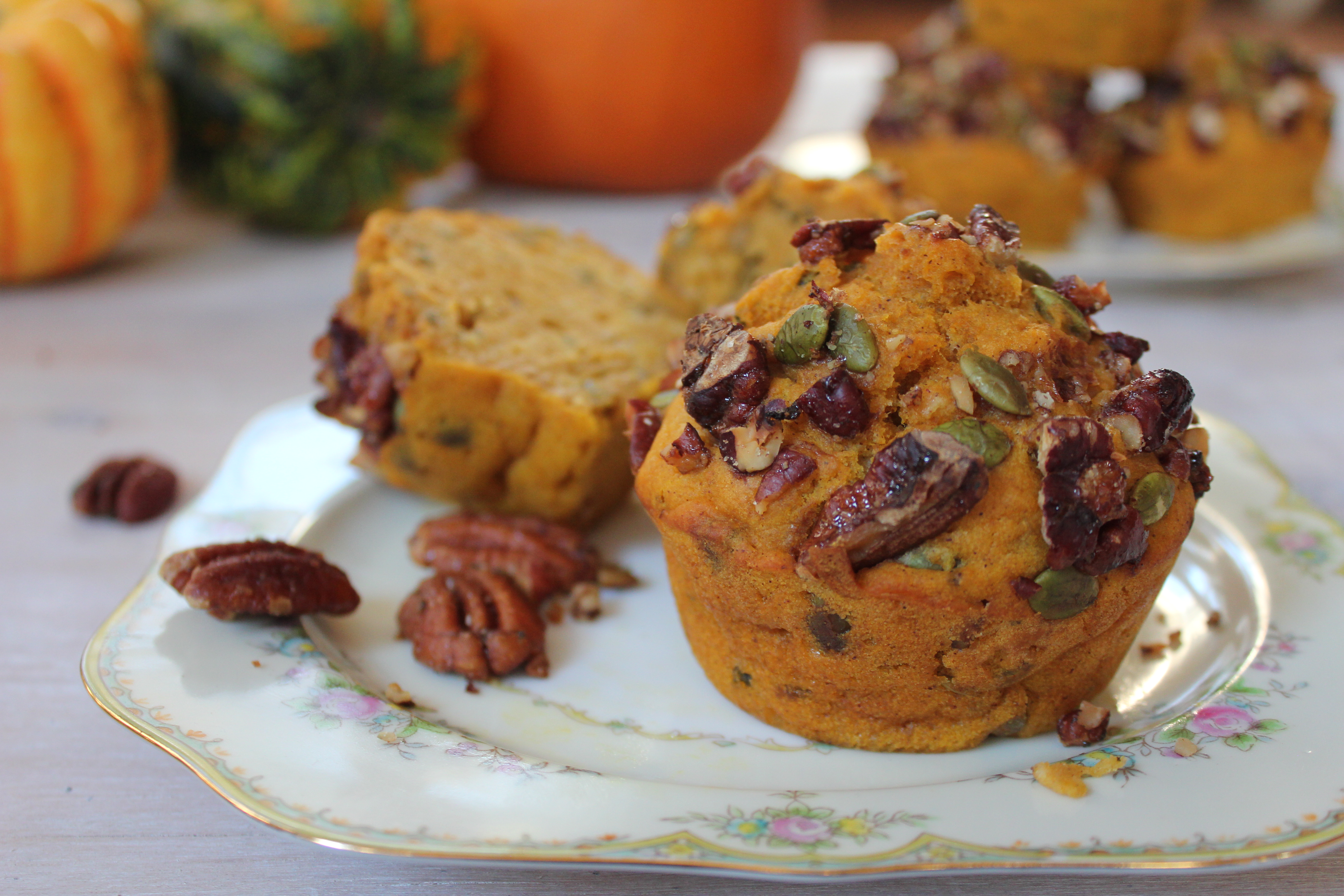 Vegan Pumpkin Sage Muffins