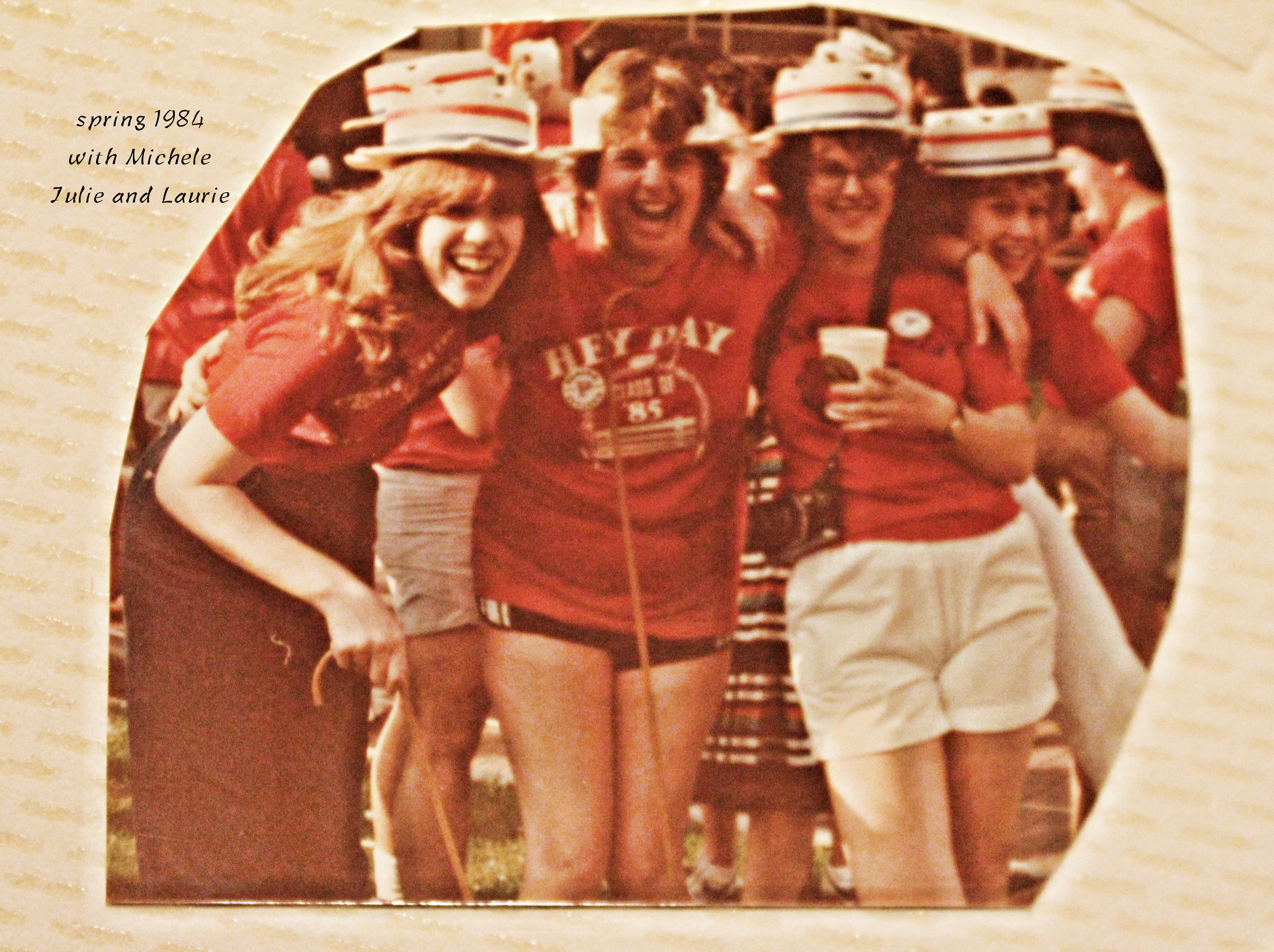 cele mcevoy, michele martino, julie debrandt, laurie woodin Penn 1984