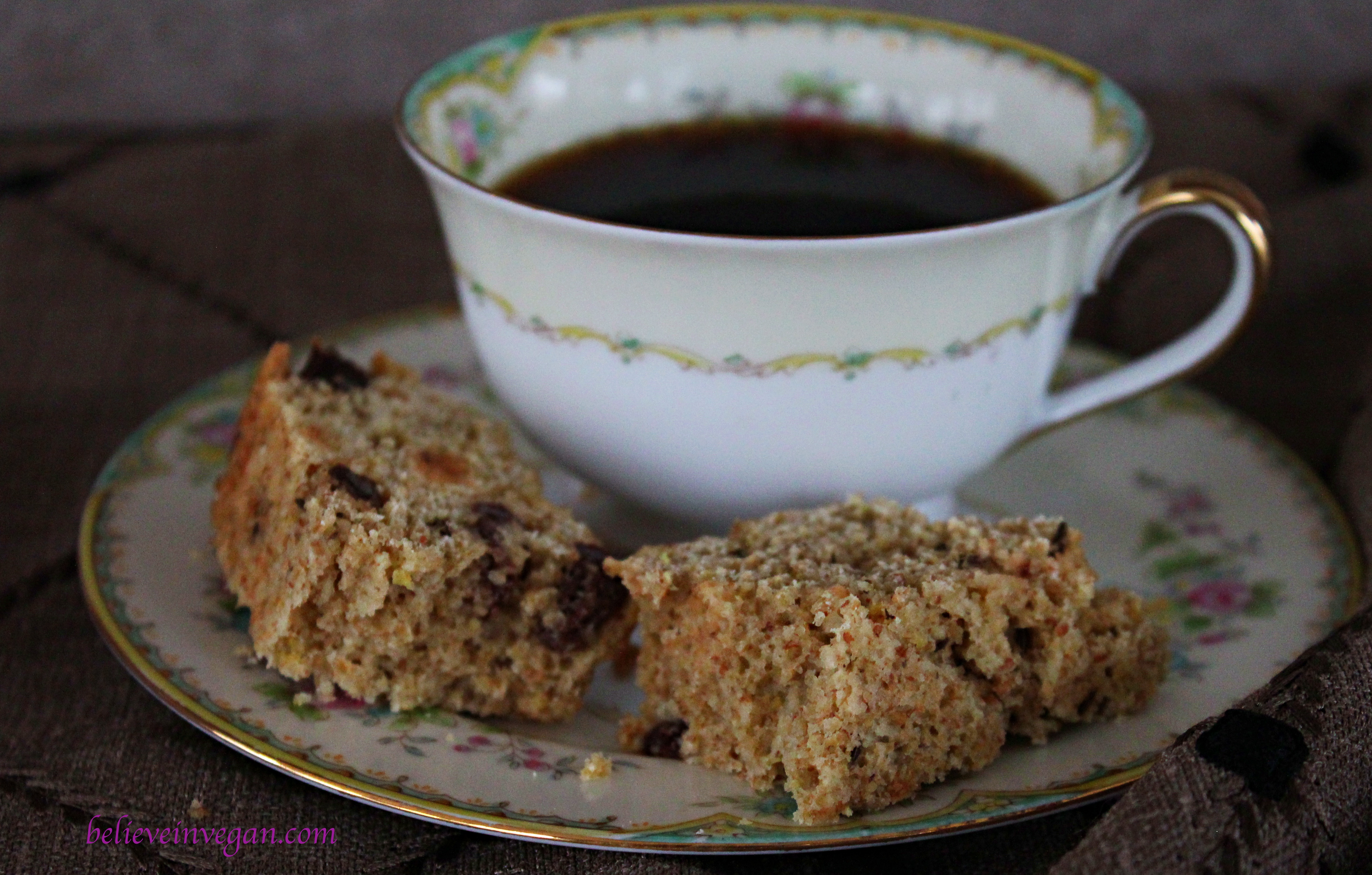 vegan irish soda bread and coffee believeinvegan.com