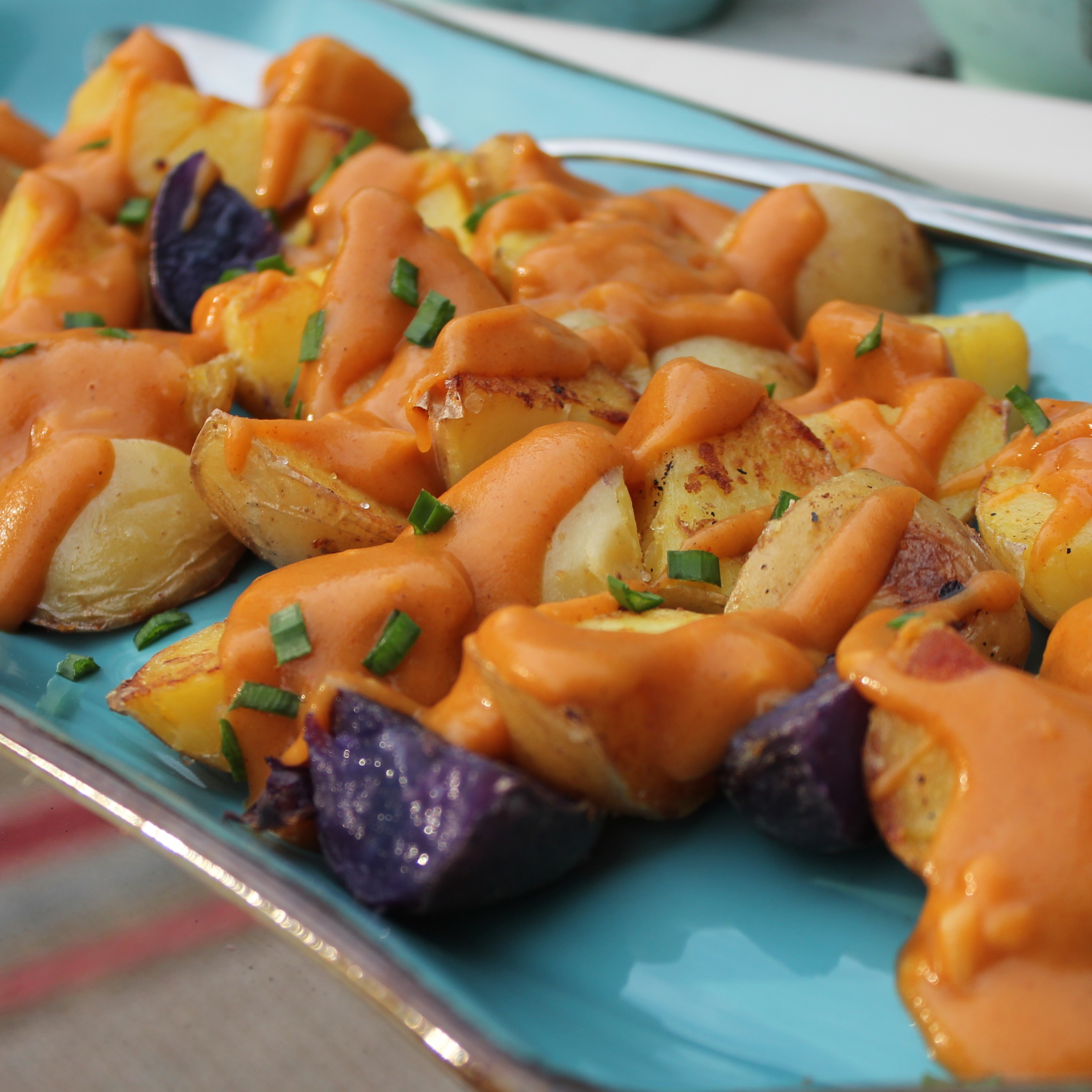 vegan patatas bravas believeinvegan.com